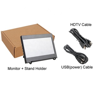 Display LCD IPS da 7 pollici Touch Screen capacitivo compatibile con HD 1024x600 Monitor custodia in alluminio per Raspberry Pi 7 Windows AIDA64 - Product Image 3