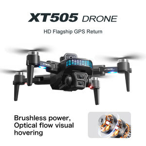 XT505 4k高清全球定位系统无人机5G WIFI FPV光流避障折叠式无刷四轴飞行器，带摄像头遥控玩具 - Product Image 2