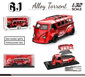 รถโมเดลโลหะหล่อจากอัลลอยมีไฟและฟังก์ชันดึงและถอยหลัง1/32ขนาด - Product Image 6