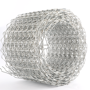 190.5mm ve filtre düz yağ 6 hat teli galvanizli kaynaklı tel örgü 2.5mm X 2.0mm çaplı boru kaplama takviyeli kaynaklı örgü - Product Image 6