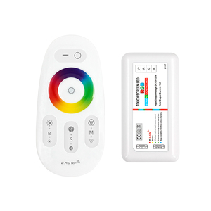 Vendita calda Full Touch DC12V 24V 18A telecomando singolo colore CCT RGB RGBW LED Controller per LED Strip - Product Image 3