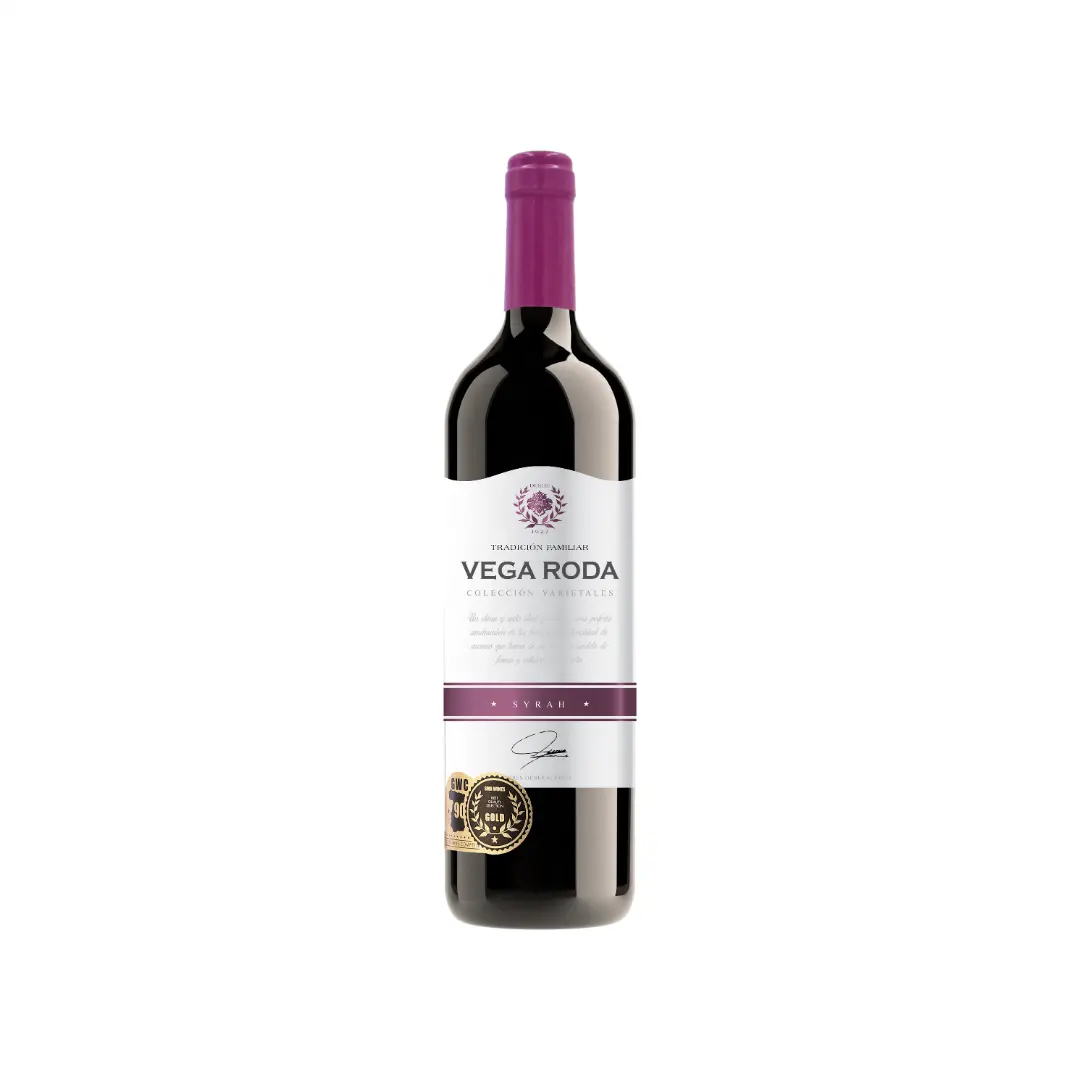 Vino tinto de alta calidad español Syrah Vega Roda 750ml para Horeca