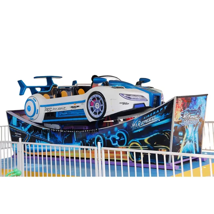 Parque de atracciones Atracción Niños Máquina de juego Pista única 360 grados Rotary Mini Flying Car Rides para la venta