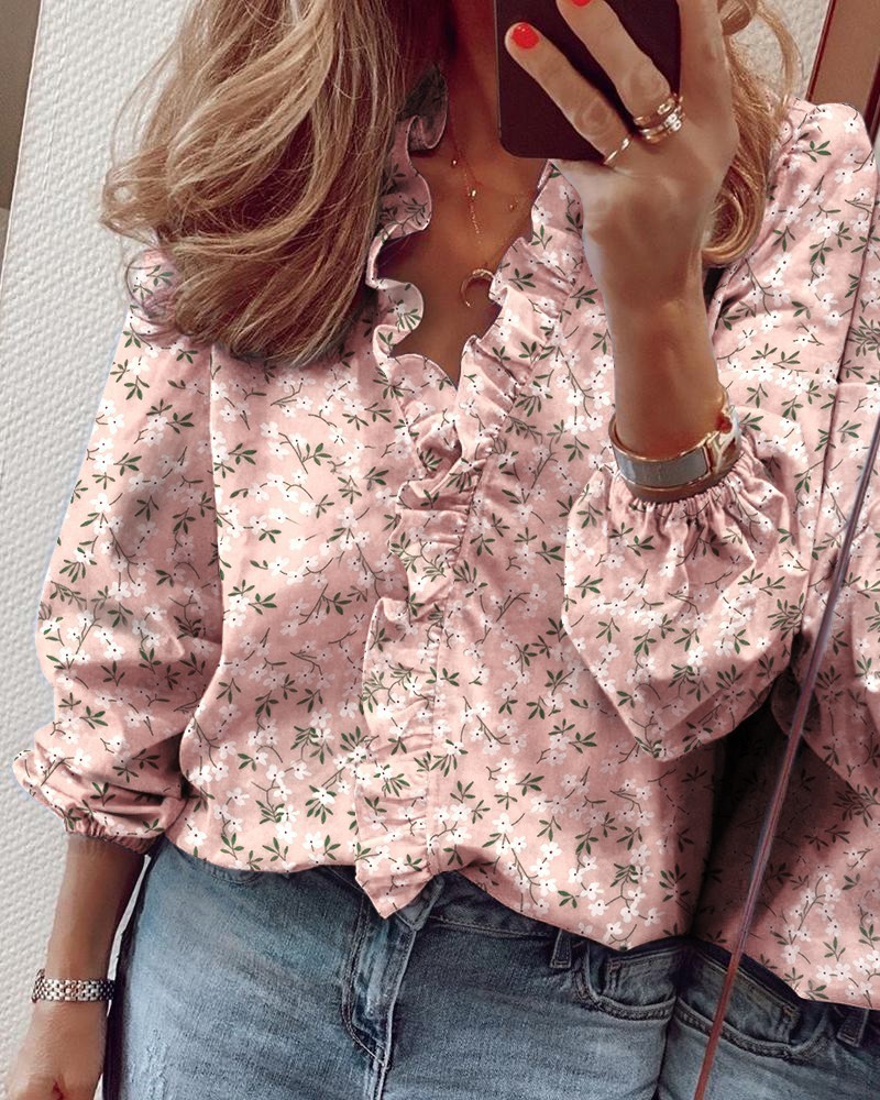 Estampado floral rosa