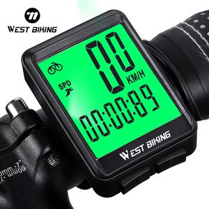 WEST BIKING Large Screen Bike <strong>Cycle</strong> Digital Cycling <strong>Computer</strong> Mount GPS Waterproof Speed Odmeter Bike <strong>Computer</strong>