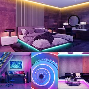 <strong>RGB</strong> 5050 Color Changing Remote Dynamic Modes <strong>Led</strong> Light <strong>Led</strong> TV Backlight <strong>RGB</strong> Color Changing 3M Aura <strong>LED</strong> Lights - Product Image 6