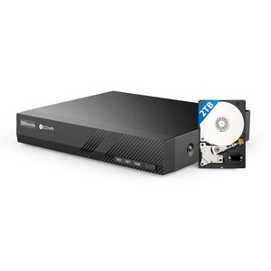 4COVR 4K 8 Channel H.265 PoE Network Video Recorder 8CH NVR 2TB HDD 4MP/5MP/6MP/8MP IP Camera Recording AI People Remote Access - Product Image 1