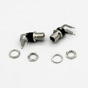 2.5Mm X5.5Mm電源DCメスジャック5.5 * 2.5Mmソケットバレルタイプ直角PCBマウントコネクタ - Product Image 3