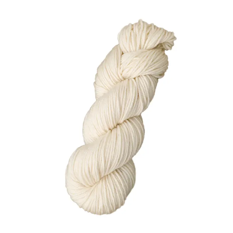 Filato di lana merino supersoft 100% filato merino per maglieria bianco grezzo