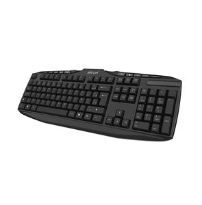 Teclado inalámbrico para ordenador de oficina, teclado multimedia AX250 de 2,4G, para ordenador portátil y pc, precio barato