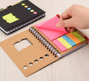 Promotional Customized Design Spiral <strong>Notebook</strong> <strong>With</strong> Pen Sticky <strong>Notes</strong> <strong>Index</strong> Posted It Kawaii Sticky <strong>Notes</strong> Design - Product Image 4