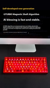 Irok mg75pro 75% đầy đủ nhôm CNC 0.005 chính xác trục từ có dây bàn phím socd RGB Gasket cấu trúc bàn phím chơi game - Product Image 6