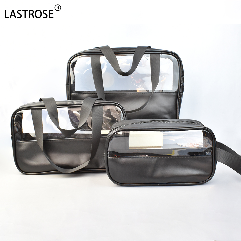 Black cosmetic bag