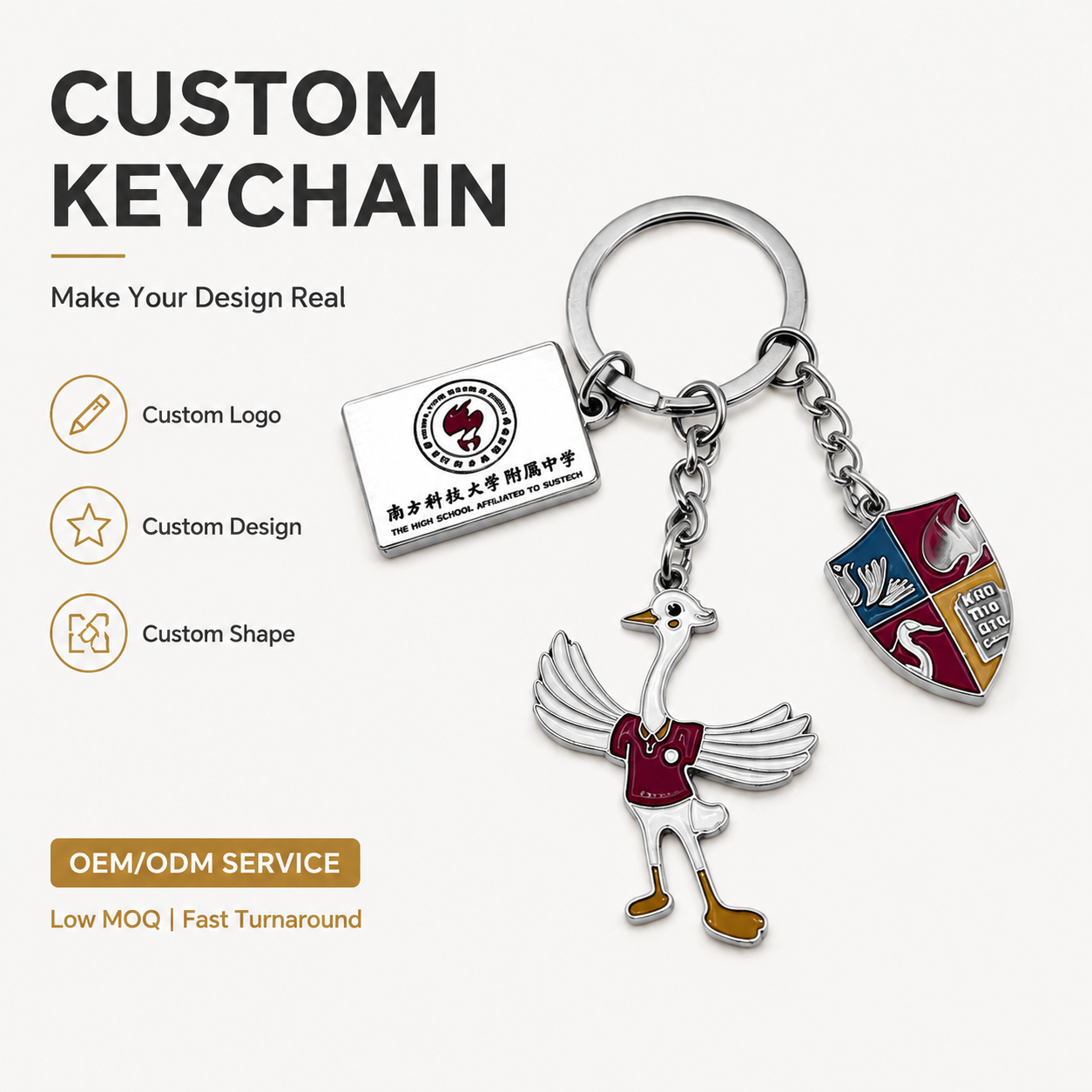 Custom Enamel Keychain