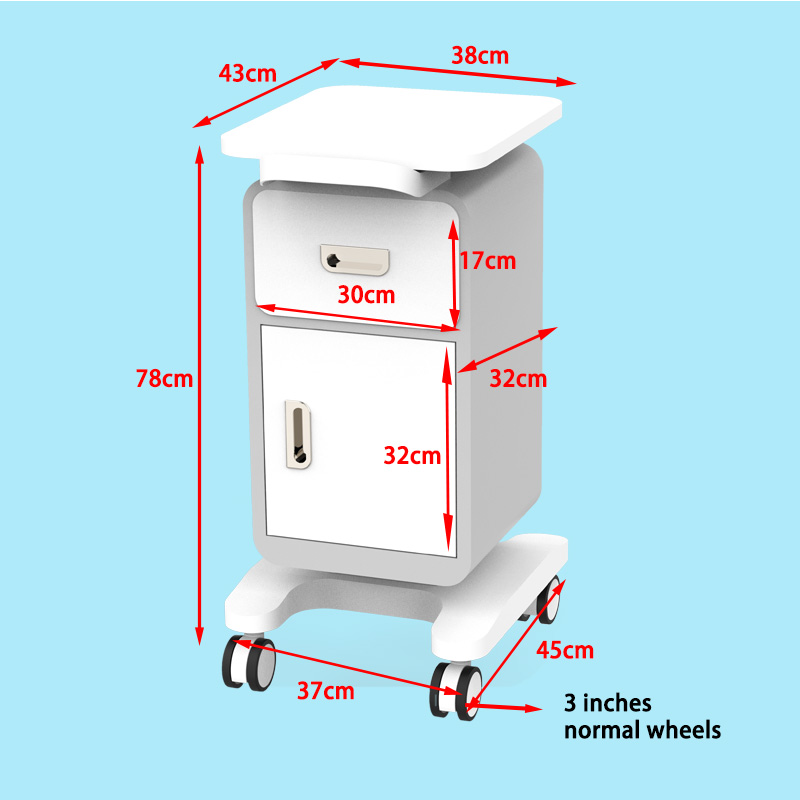 Table size-38*43cm-White-no logo