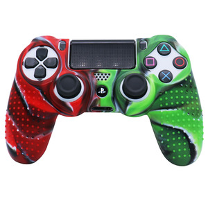 Gamepad custodia protettiva in gomma siliconica bicolore per Playstation 4 PS4 Slim Pro Game Controller Skin Cover - Product Image 5