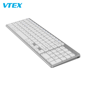 Teclado de ordenador inalámbrico de tamaño completo, miniteclado USB estándar, resistente a derrames - Product Image 5