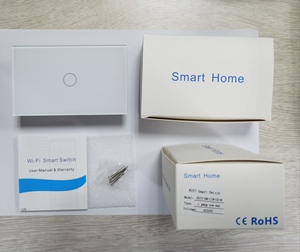 Larkkey Tuya Smart Life US <strong>AU</strong> Standard Touch Switch 1 2 3 4 Gang <strong>Remote</strong> Control Switch WiFi ZigBee Wall Light Switch - Product Image 6