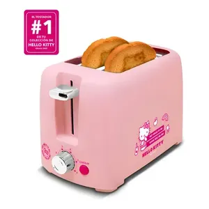 Hello Kitty HK-T2 Điện Màu Hồng Nướng Bánh Mỳ Thép Không Gỉ Nhà Ở Chức Năng Tự Động Cho Nướng Cho Hộ Gia Đình Và Khách Sạn Sử Dụng - Product Image 2