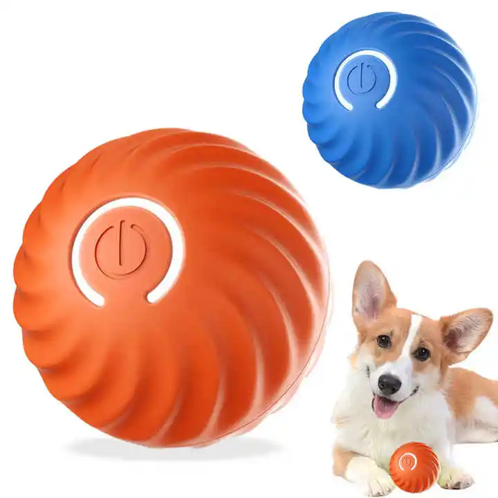 Automatischer Jump Roll Ball für Welpen geburtstags geschenk Elektronisches interaktives Katzen spielzeug Moving Ball Dog Cat Produkt Smart Dog Toy Ball