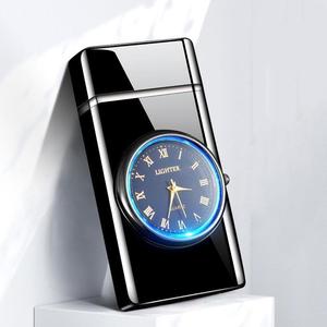 Colorful Watch <strong>with</strong> Lighting Flashlight Metal Windproof USB Intelligent Charging Multi-<strong>function</strong> Gift <strong>Lighter</strong> - Product Image 3
