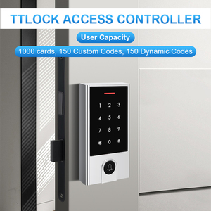 TTLock TTHotel Smart Wallreader Cerradura de puerta con teclado, WiFi Embedded Digital Touch Keypad Sistema de entrada de control de acceso - Product Image 2
