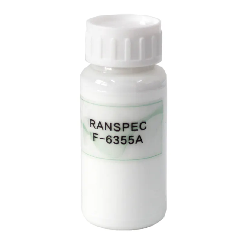 6355A представляет собой молочно-белый вязкий жидкий высокомолекулярный полимерный утолщающий отделочный агент