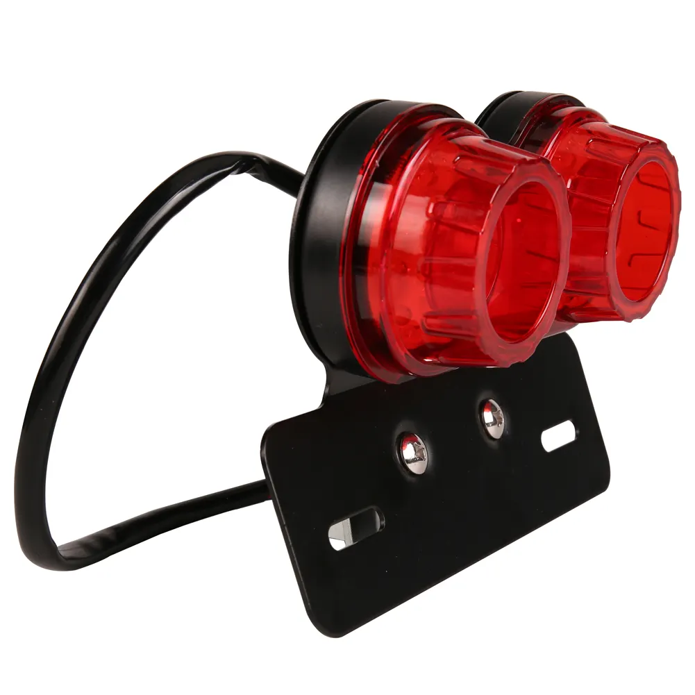 Motorcycle Universal LED Tail Brake Turn Signal Light For On ATVs Dirt Bike Custom Chopper Cruiser Buggy Etc