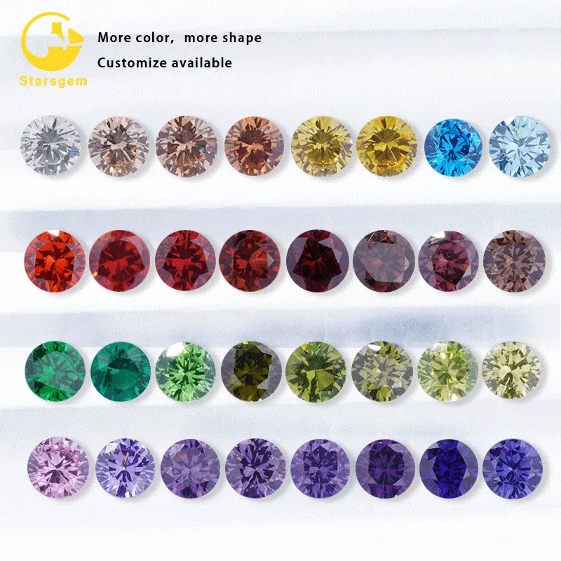 Starsgem produttore di pietre preziose sciolte gemme sintetiche zircone CZ pietra Cubic Zirconia