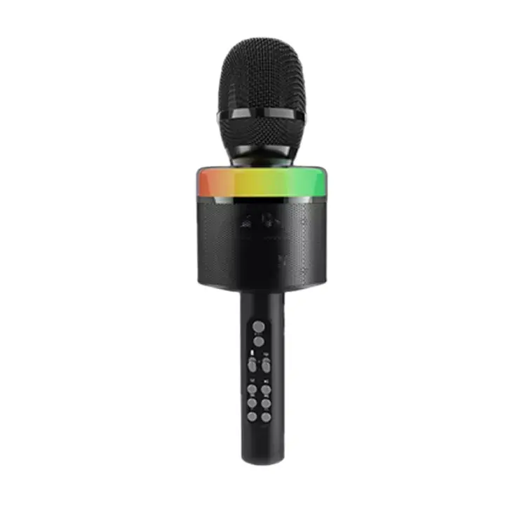 Новый стиль мульти-функциональный S-088 OEM беспроводной микрофон для караоке с разноцветными огоньками