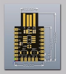 RP2040 USB-Entwicklungs platine Typ <span class=keywords><strong>A</strong></span> <span class=keywords><strong>Version</strong></span> 4MB Flash <span class=keywords><strong>Raspberry</strong></span> <span class=keywords><strong>Pi</strong></span>-Mikrocontroller-Entwicklungs platine