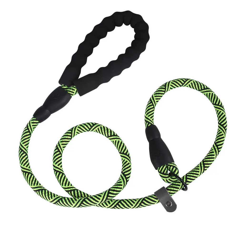 Factory Wholesale Dog Nylon Traction Rope Resistance Pull UP Chain Traction Single Dog Walking Rope Leash