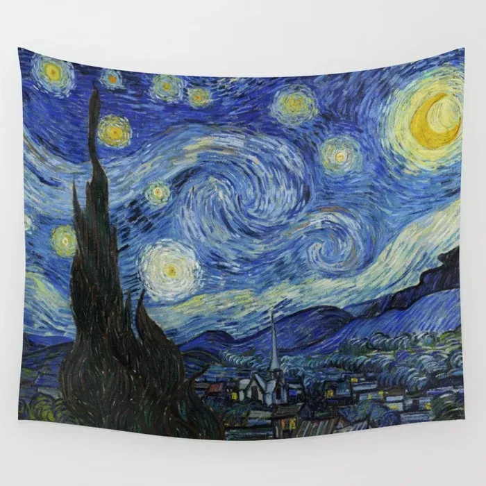 150X130ซม.Starry Sky Dream Catcher Aubusson Trippy Tapestry ในสต็อก