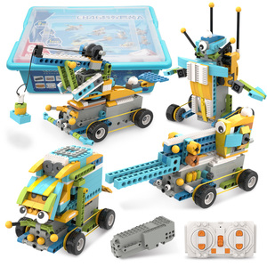 großhandel Stammprogrammierungsset Robotik Codieren Roboter Kinder Lern-Spielzeug Baustein-Sets kompatible Spielzeug 50 in 1
