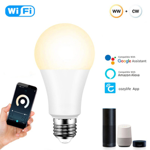 E27 E26 B22 Wifi kontrolü Alexa Google ev uyumlu ses kontrolü çok renk değiştiren 9W 15W RGB renkli hafif LED ampuller - Product Image 4