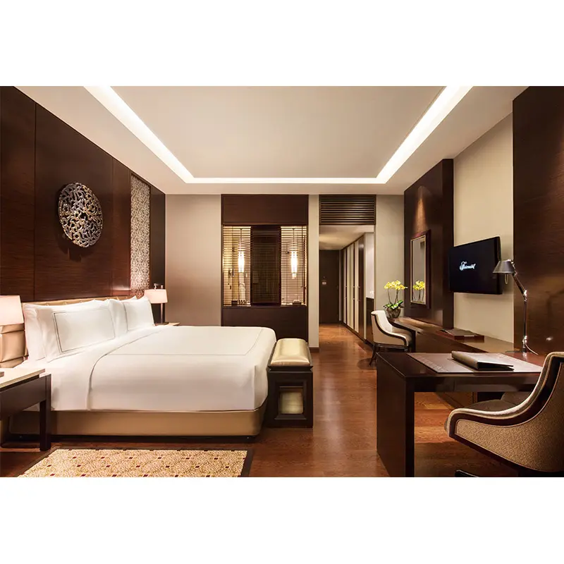 Oem personalización chino de Hotel habitación muebles de dormitorio precio