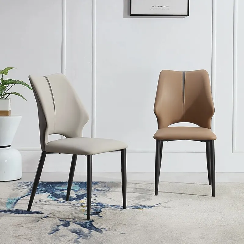 Muebles para el hogar Nordic Luxury Modern Design Soft Restaurant Comedor Sillas para restaurante