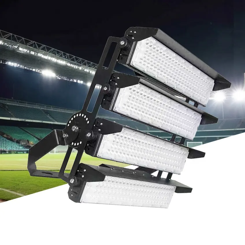 Luces de estadio de inundación de campo de deportes de fútbol led interior/exterior de alta potencia de 1500 vatios