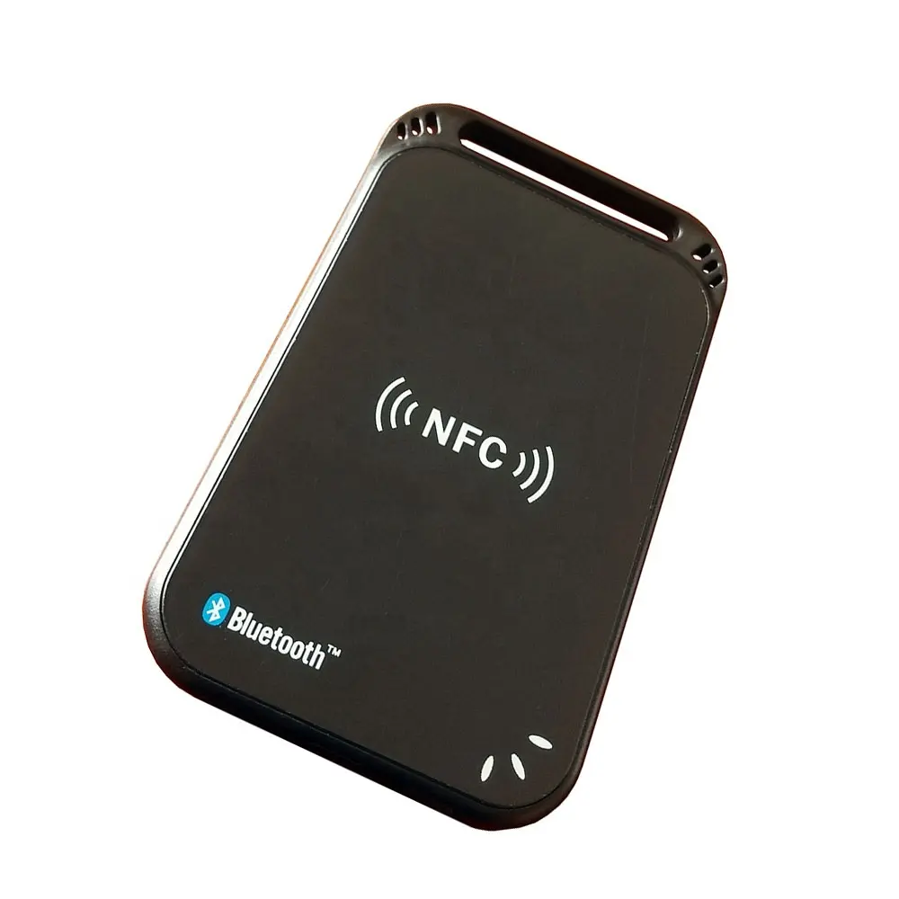 Taşınabilir Bluetooth RFID okuyucu ISO14443A 1356mhz RFID NFC Bluetooth okuyucu