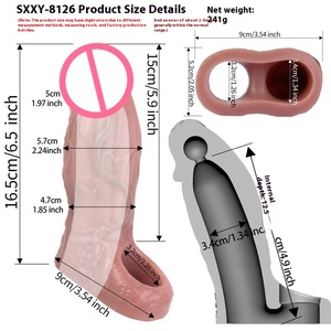 Ручной носимый мужской прибор для мастурбации пениса удлинение и утолщение фаллоимитаторов с мешком для хранения спермы секс-товары - Product Image 6