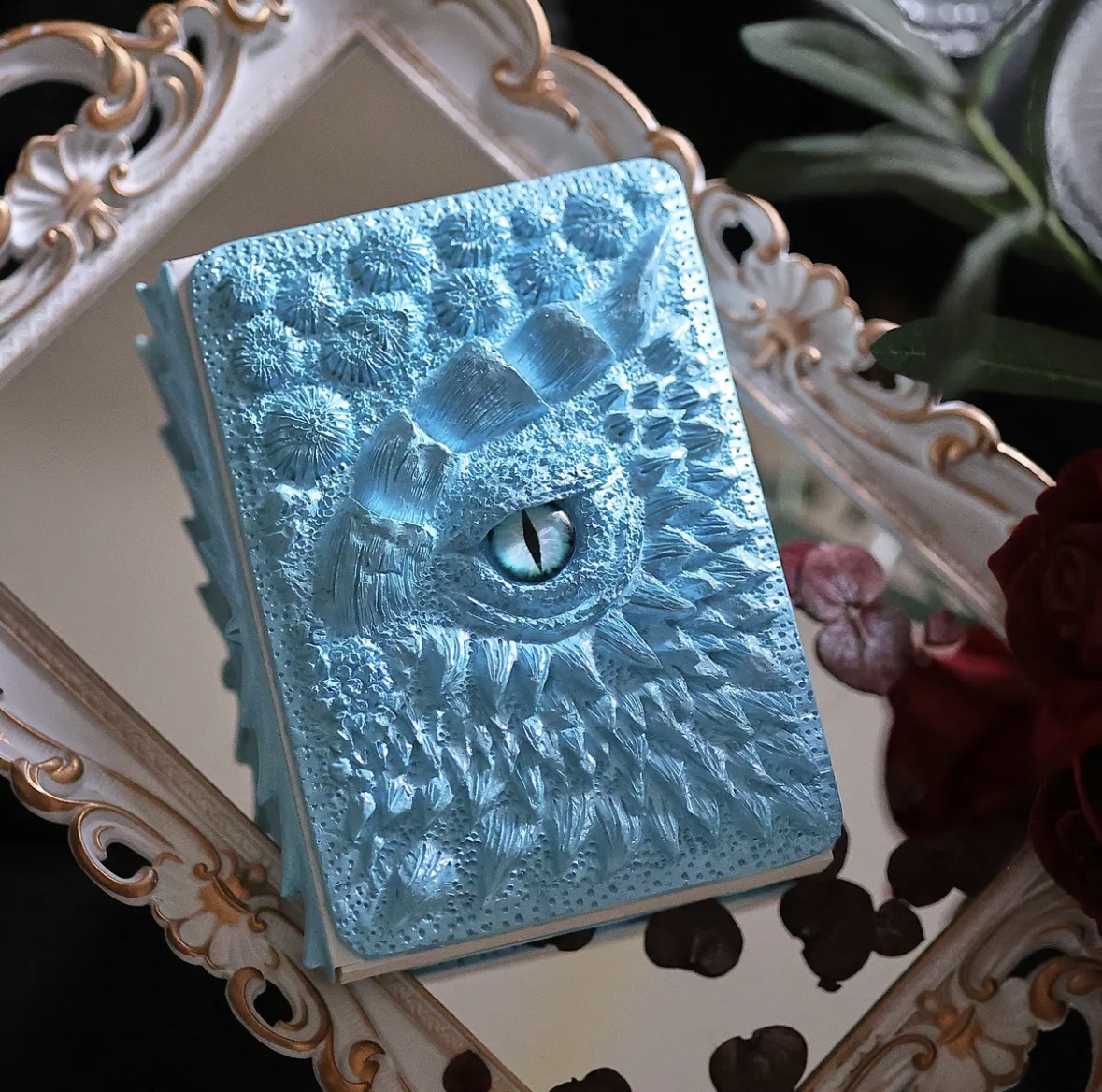 Macarrón azul