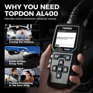 TOPDON Artilink400 AL400 ücretsiz kargo güncelleme araç araba Obd2 otomatik tarayıcı teşhis aracı kod okuyucu - Product Image 4