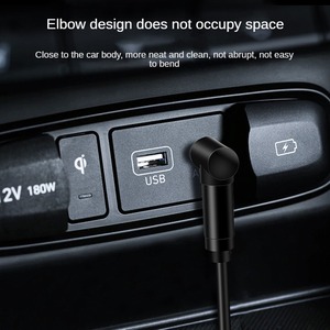 Wholesale Aux Cable Car 3.5 mm Jack Cable Bend Style90 Degree Aux Cable with Angle Plug for Car <strong>Audio</strong> System TV Soundbar Speaker - Product Image 4