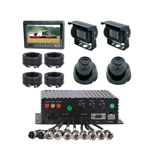 Kualitas Tinggi 4 Channel/8 Channel 1080P MDVR Mobile DVR dengan GPS WIFI 4G