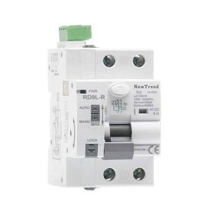 Auto Resettable 2P 4P 25A 40A 63A 30mA 100mA 300mA <strong>AC</strong> Miniature <strong>Circuit</strong> <strong>Breaker</strong> Type RCCB RCBO <strong>Automatic</strong> <strong>Reset</strong> Differential - Product Image 1