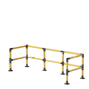 Mini Market kapısı ekran alüminyum anti-saldırı park korkulukları c-tipi çift katmanlı trafik bariyerleri - Product Image 2