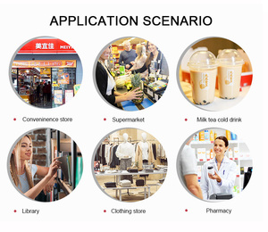 Plataforma de supermercado Alipay Wechat Caja de pago lector de código Qr 2d Cmos escáner de código de barras de escritorio - Product Image 4