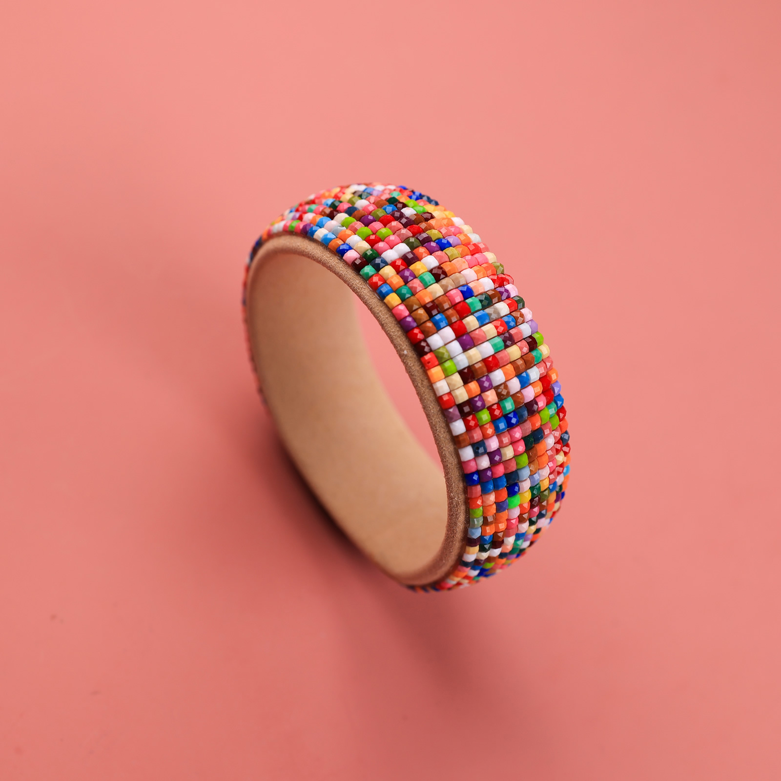 12 rangées de diamants-couleurs mélangées