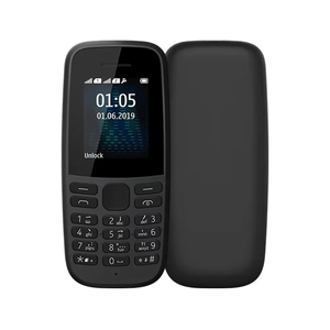 Düşük fiyat yüksek kalite yeni özellik telefon 800 <span class=keywords><strong>mAh</strong></span> pil nokia 105 2017 2019 akıllı telefon için çift sim destekler