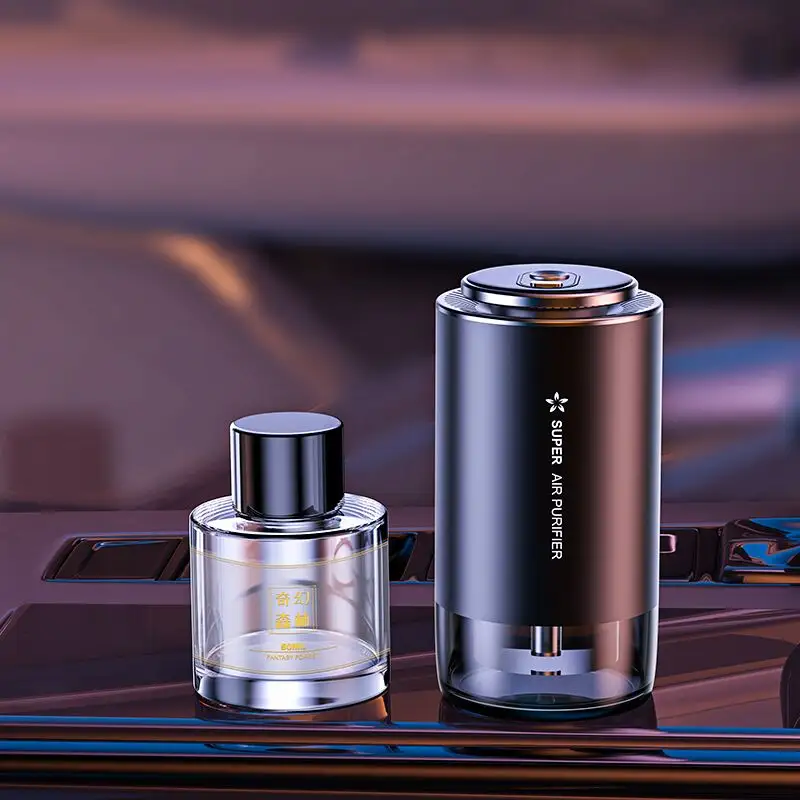 High Quality Rechargeable1000aMh Alloy Smart Essential Oil Car Fragrance Aroma Diffuser